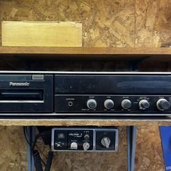 Vtg Panasonic RE-8174 AM FM Stereo 8 Track Player  Amplifier Receiver System