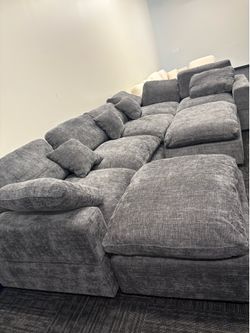 DARK GRAY 7-Piece Modular Sectional Sofa