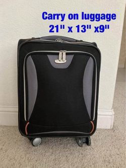 Carry  on  luggage  -  $30