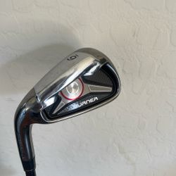 LEFT HANDED Iron Set Taylor made Burners 35-36 Inch Good Golf Clubs