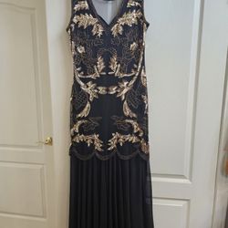 Black & Gold Dress