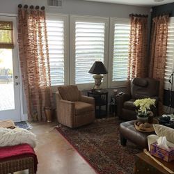 Shear Silk Window Drapes