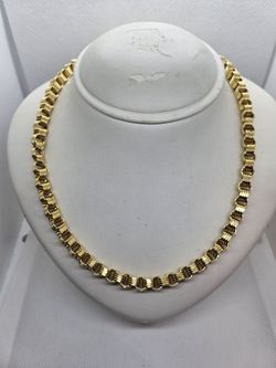 Chino link Necklace 10k