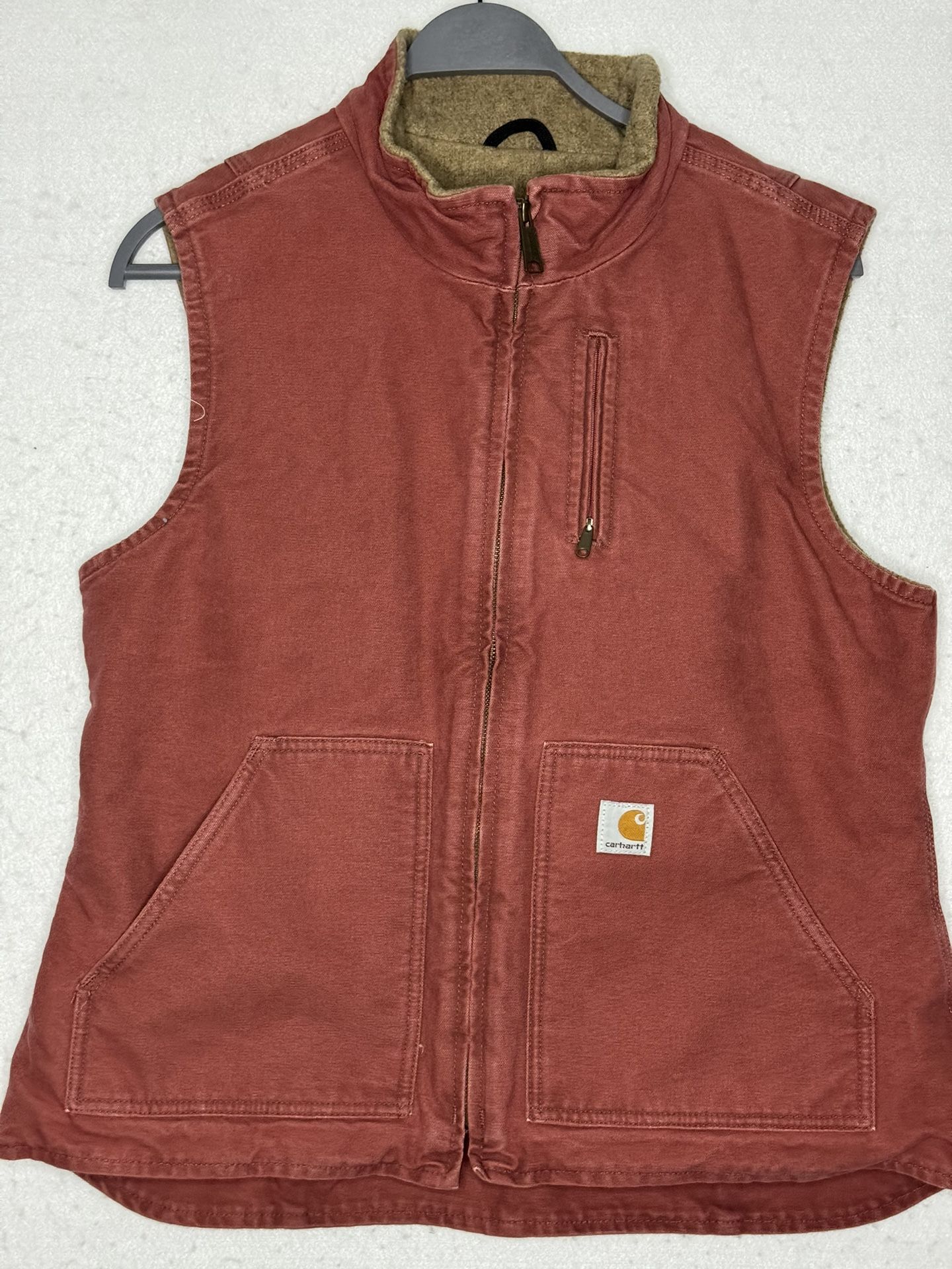 Y2K Women Pink Carhartt Vest Size Large