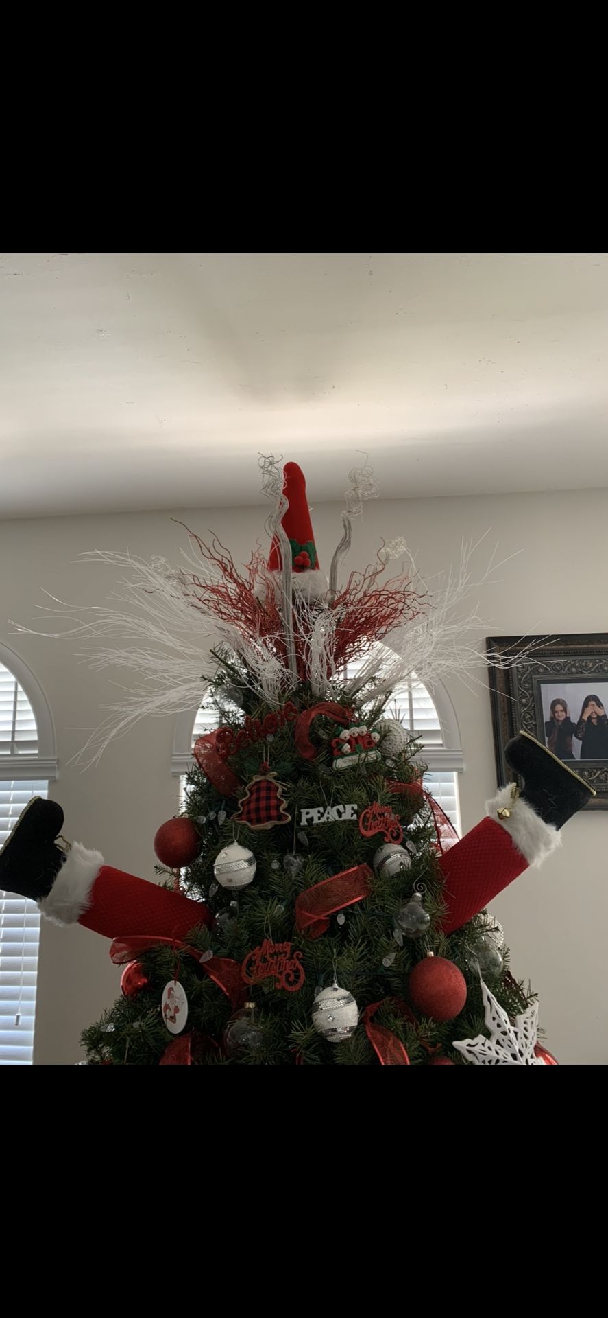 Santa Boots For Christmas Tree 