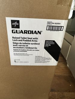 Raised Toilet Seat With Padded Arms