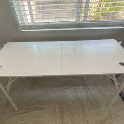 White Office Desk