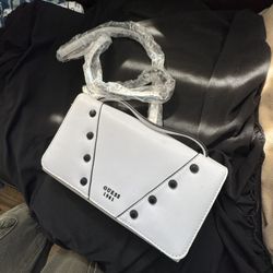 Guess Los Angeles, mini white purse
