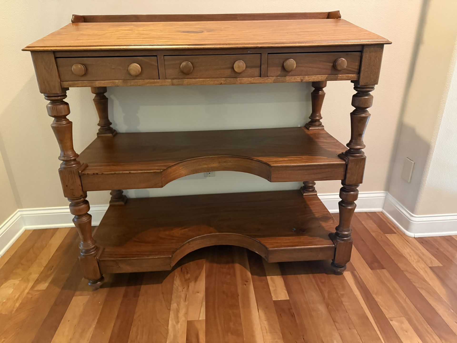 Antique Hotel registration desk