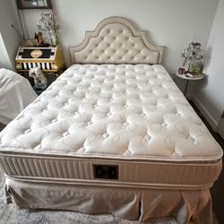 Queen Sized With bedframe And Mattress Included