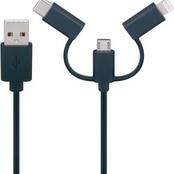 Smartphone USB Charging Cable with LED Lights