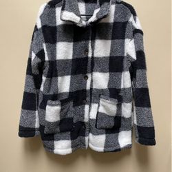 Plaid Fleece Shacket 