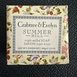 Crabtree & Evelyn Triple Milled Hand Soap 3.5oz - 2 Pack - Summer Hill