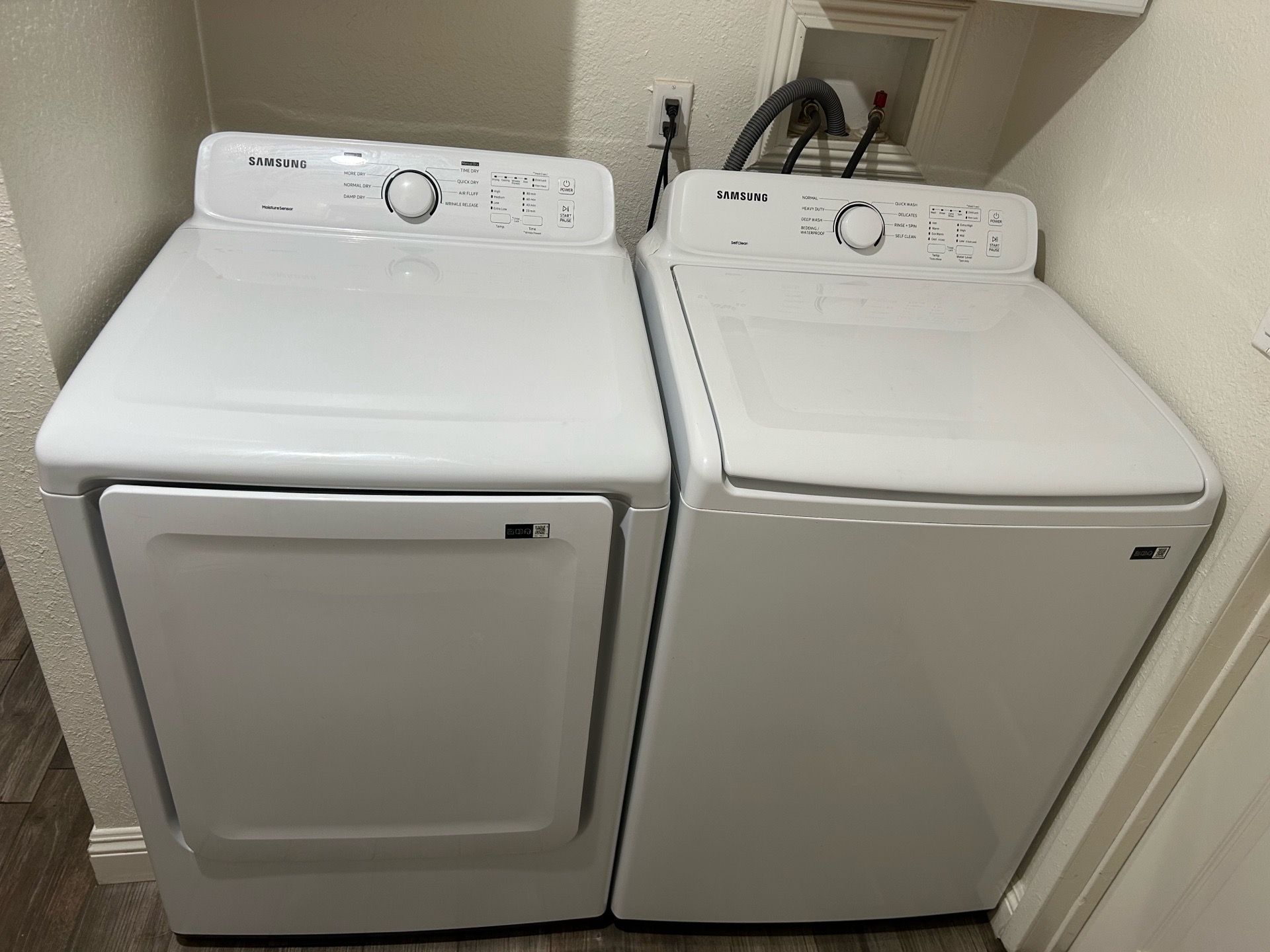 Washer and dryer