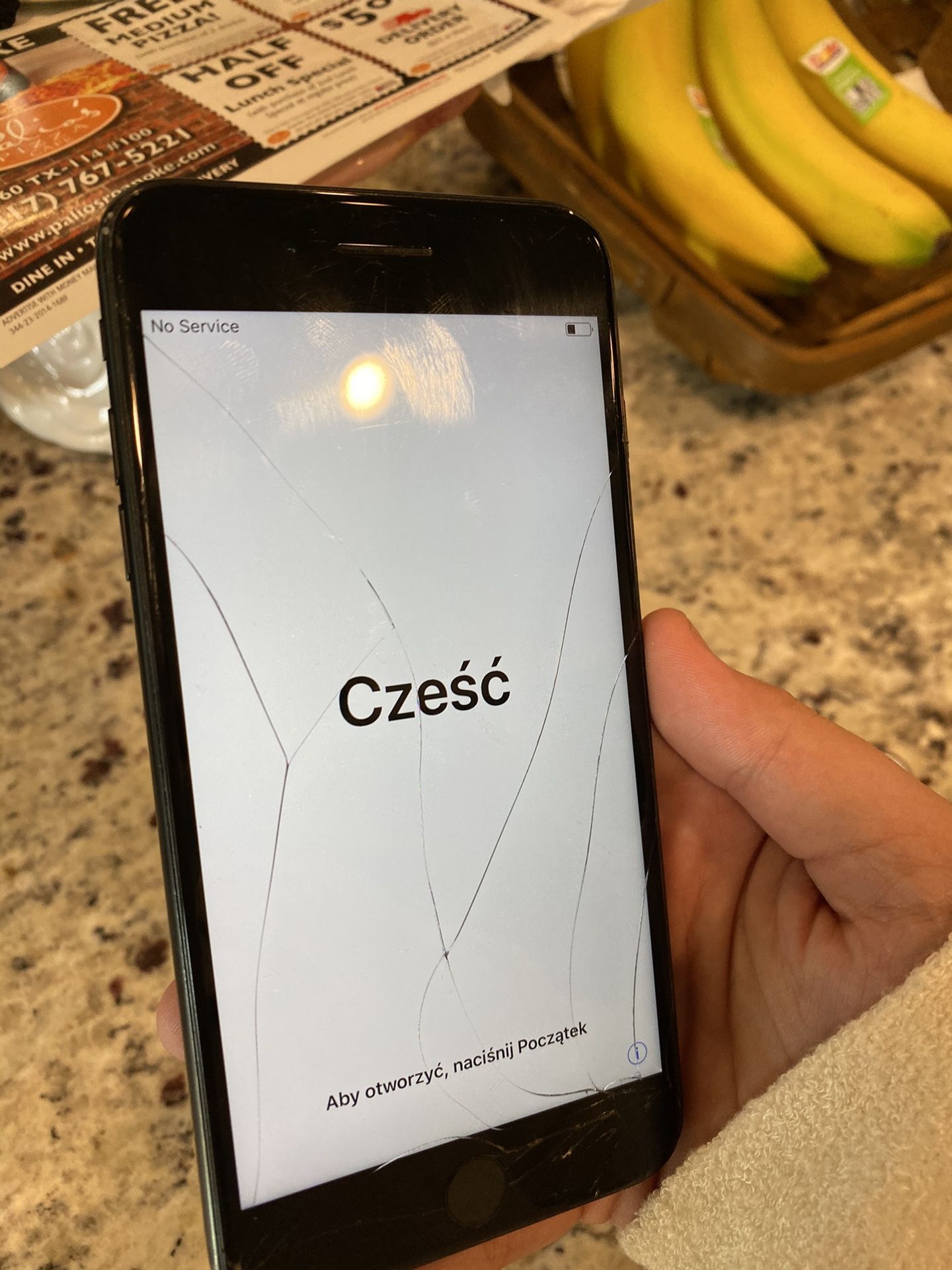 Cracked iPhone 7 Plus