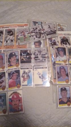 Baseball and foot ball cards