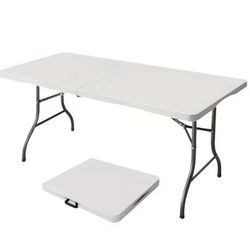 6 FT- Portable Folding Table