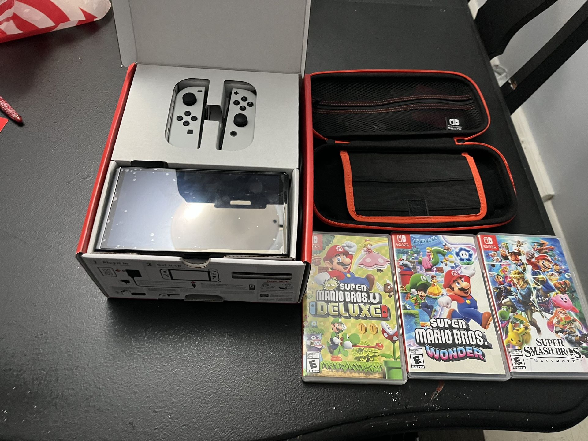 nintendo switch oled was only used for like a week