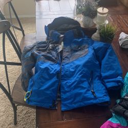 Boys Warm Snow Coat Size 10/12