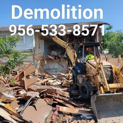 Backhoe Demolition 