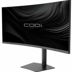 Ultrawide Monitor 34in Curved USB-C MO34HUC CODi Docking Station Used