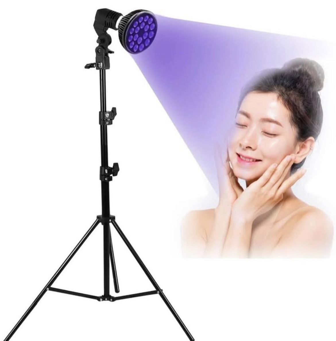 Tanning Lamp Thearpy Light for Home Use with Adjustable Stand Purple Light for Indoor Model: Various
