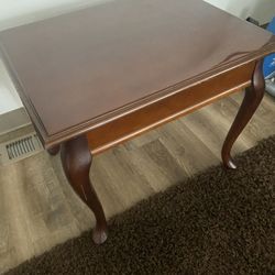 Wood End Table
