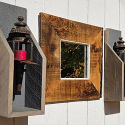 Pair Of Candle Lantern Sconces