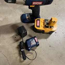 Ryobi P205 18V 2 Speed Drill with Battery And Charger