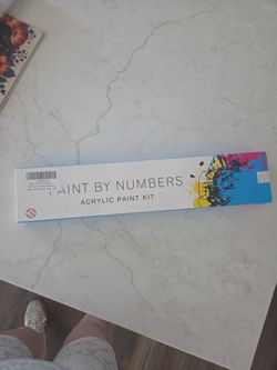 Paint by numbers unopened kit