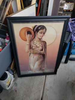 About 2 Foot By 3  Indian Girl 