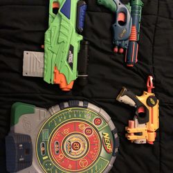 Nerf Guns With Target 
