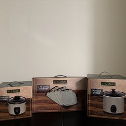 Crock-Pot Slow Cooker With Rice Cooker & Cutting Board Set