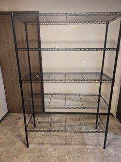 Metal Rack  48" W × 18" D × 72" H