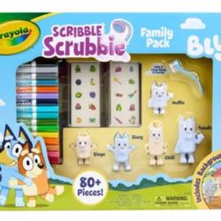 Bluey Crayola Scribble Scrubbie