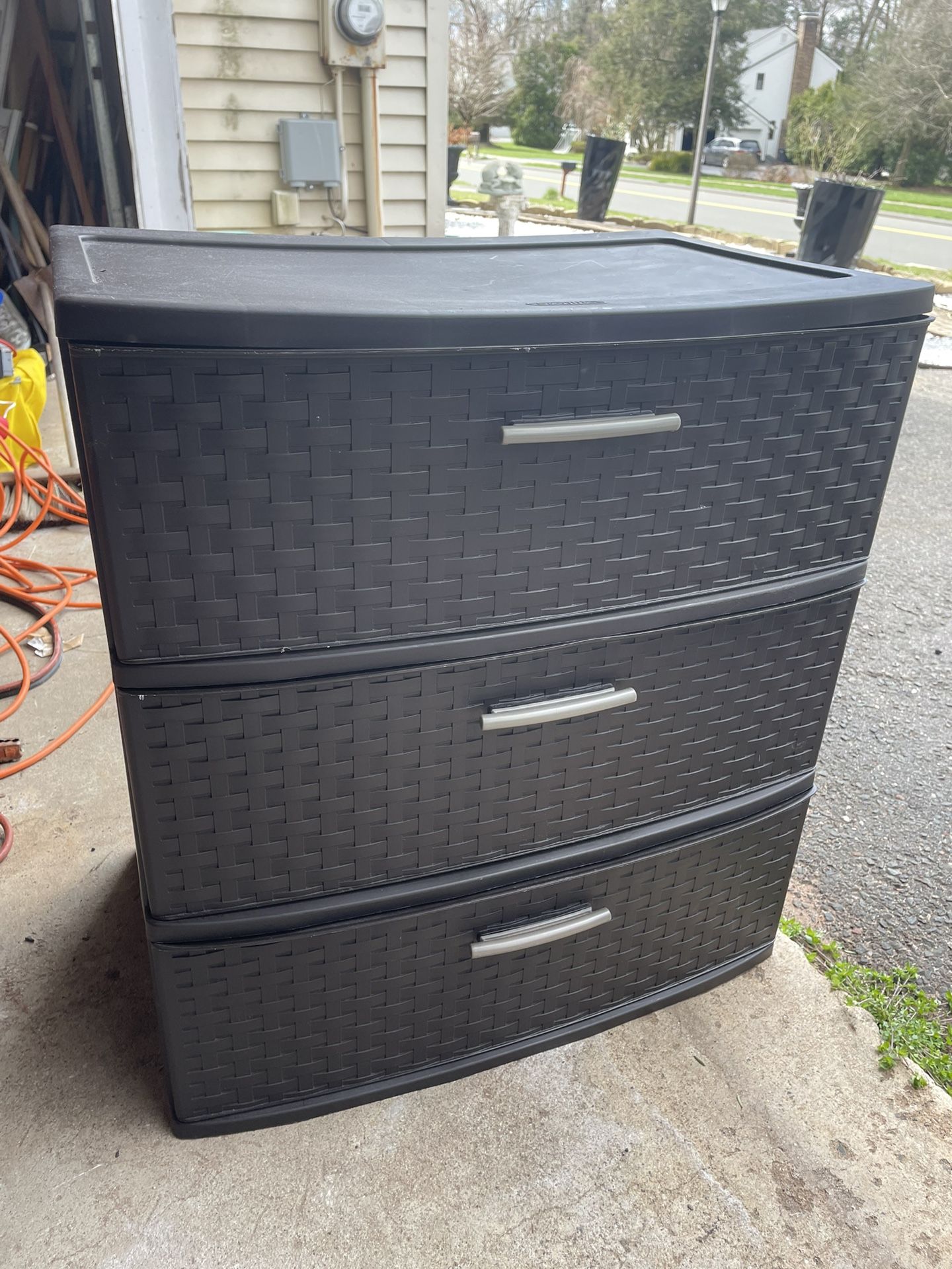 Plastic Storage With 3 Drawer 