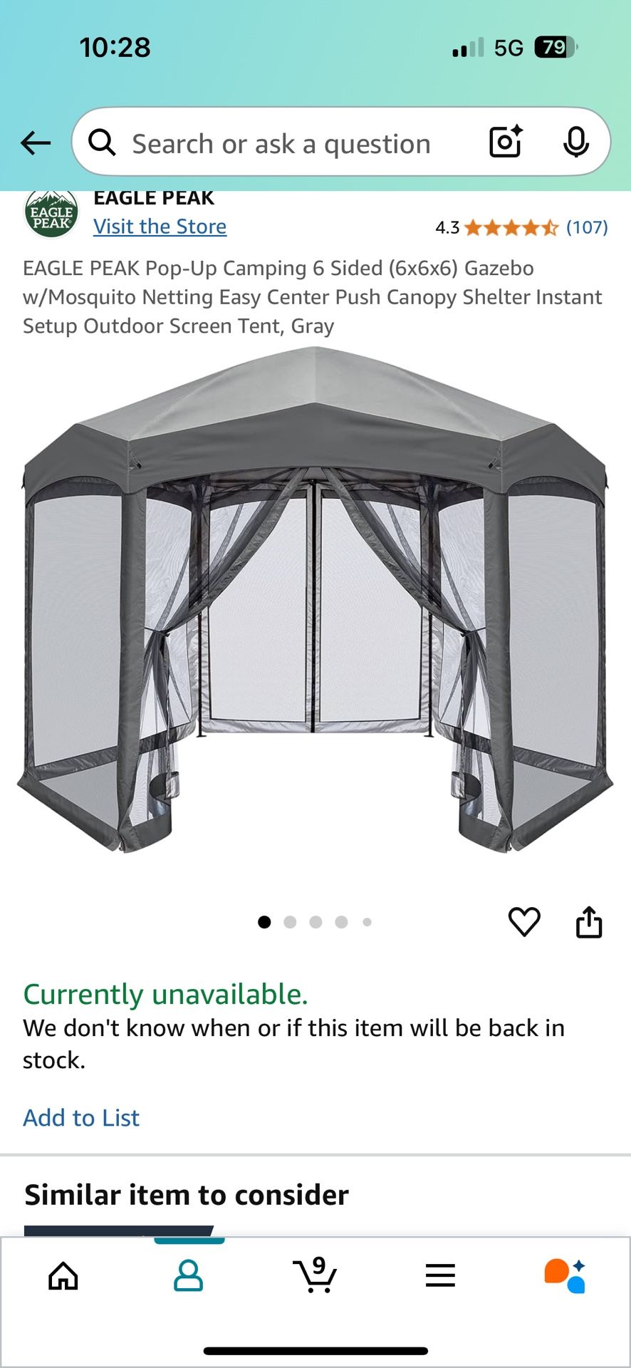 Pop Up Tent