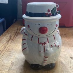 1950 Snowman Cookie Jar
