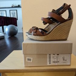 Burberry Wedge Sandals 