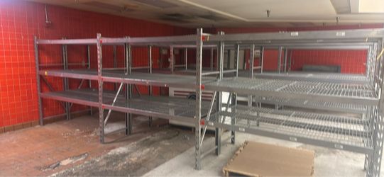 Stockroom shelving