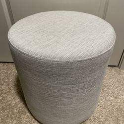 Article - Gray Foot Stool 