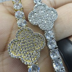 Clover Tennis Bracelet (7 Or 8 Inches)
