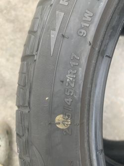 2 Fairly New tires 215/45/17