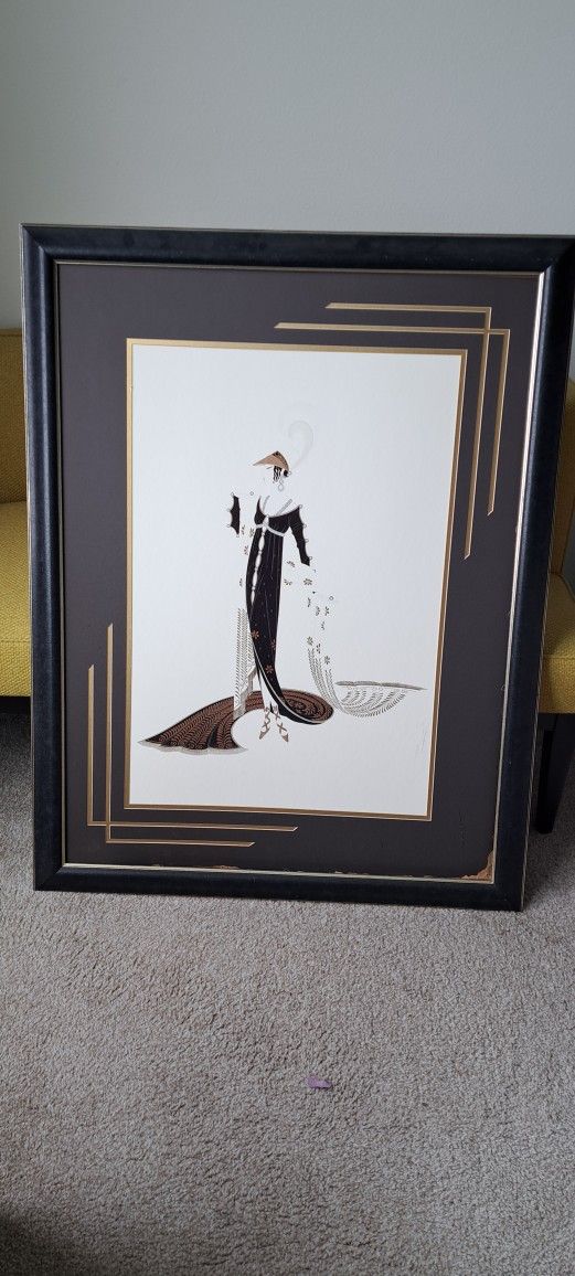 Erta' Signed Lithograph