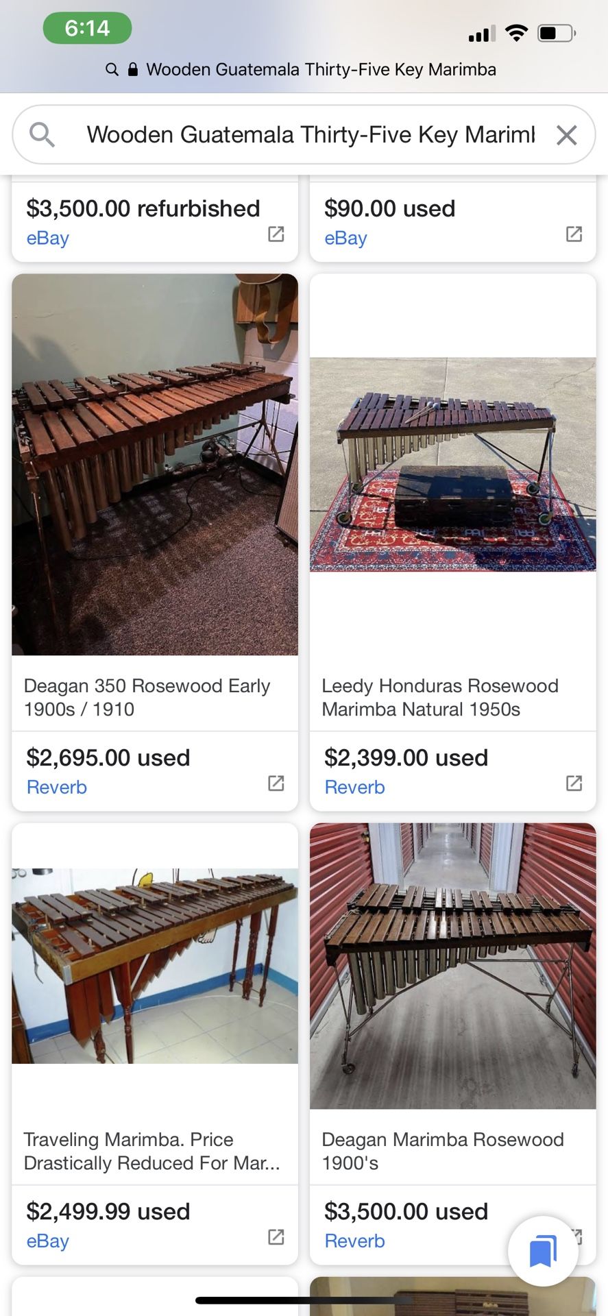 Beautiful handmade 35key Vintage Guatemalan Marimba for Sale in