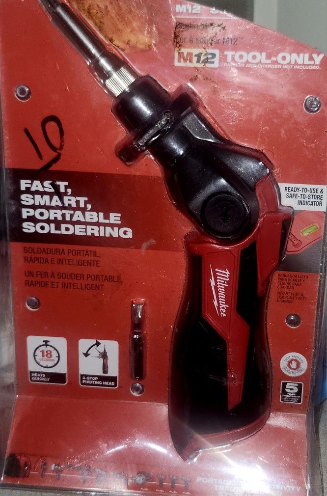 Milwaukee M12 Cordless Soldering Iron (New) Model # 2488-20
