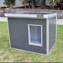 Insulated Dog House for Extra Large Dogs Outside - CozyCube Premium Large Dog Kennel
