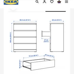 IKEA 4-Drawer Chest