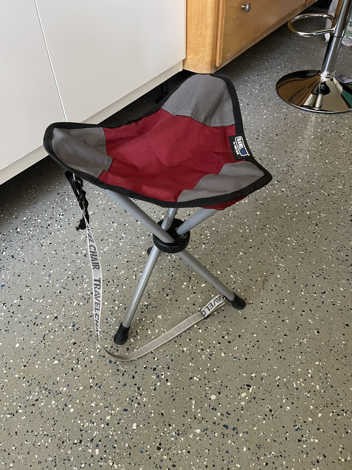 Travel Chair slacker chair, super compact folding tripod camping stool