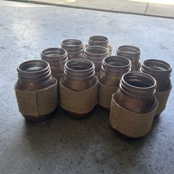  Bronze Mason Jars